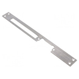 Tablă Frontală Lungă din Oțel Inoxidabil 25x250 mm | Electronic-mag.ro | Componente Electronice