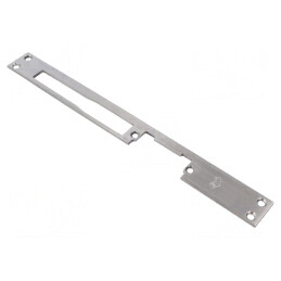Tablă Frontală Inoxidabilă 25x250mm | Electronic-mag.ro | Componente Electronice