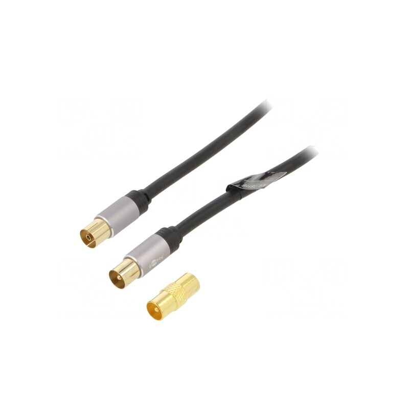 Cablu Coaxial 75Ω 5m 9.5mm Cu Priză și Mufă PVC | Electronic-mag.ro | Componente Electronice