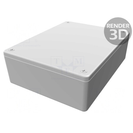 Carcasă universală ABS gri IP54 94x121x38mm | Electronic-mag.ro | Componente Electronice