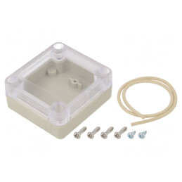 Carcasă Universală ABS IP65 60x65x28mm Ritec | Electronic-mag.ro | Componente Electronice