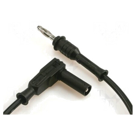 Cablu de măsurare 70VDC 33VAC 20A 1m Negru | Electronic-mag.ro | Componente Electronice