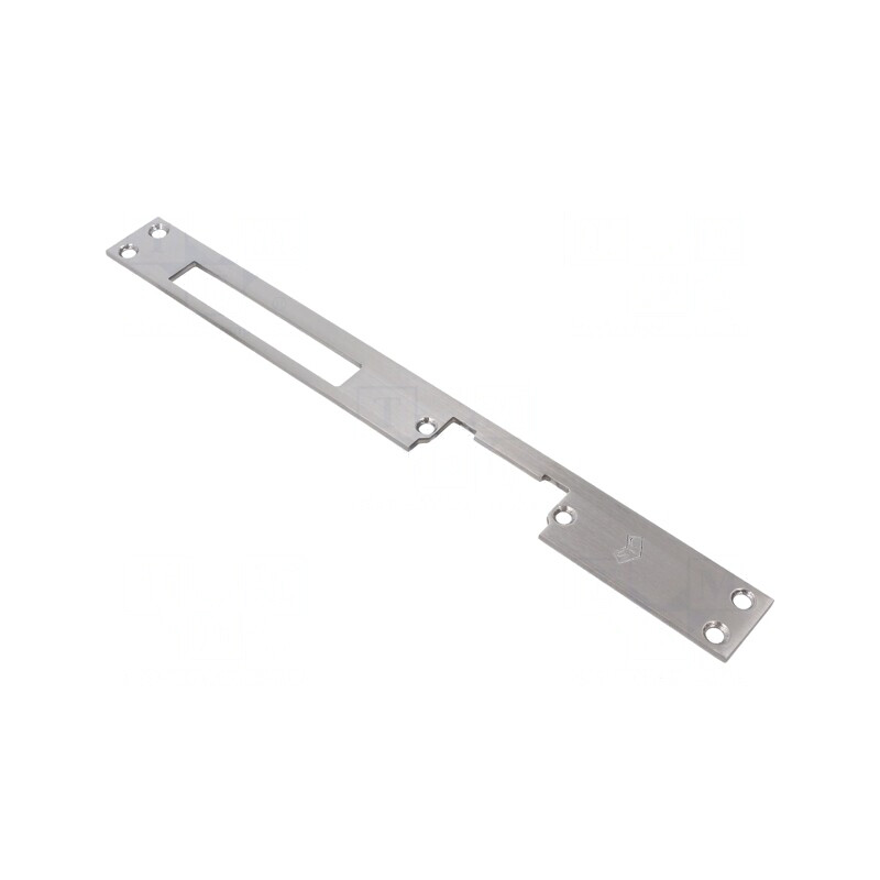 Tablă Frontală Plată 25x250mm Oțel Inoxidabil | Electronic-mag.ro | Componente Electronice