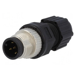 Mufă M12 5-Pin pe Cablu IP68 DeviceNet/CANopen | Electronic-mag.ro | Componente Electronice