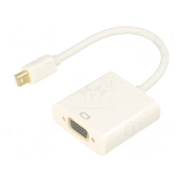 Adaptor Mini DisplayPort la D-Sub 15pin HD, 0.15m | Electronic-mag.ro | Componente Electronice