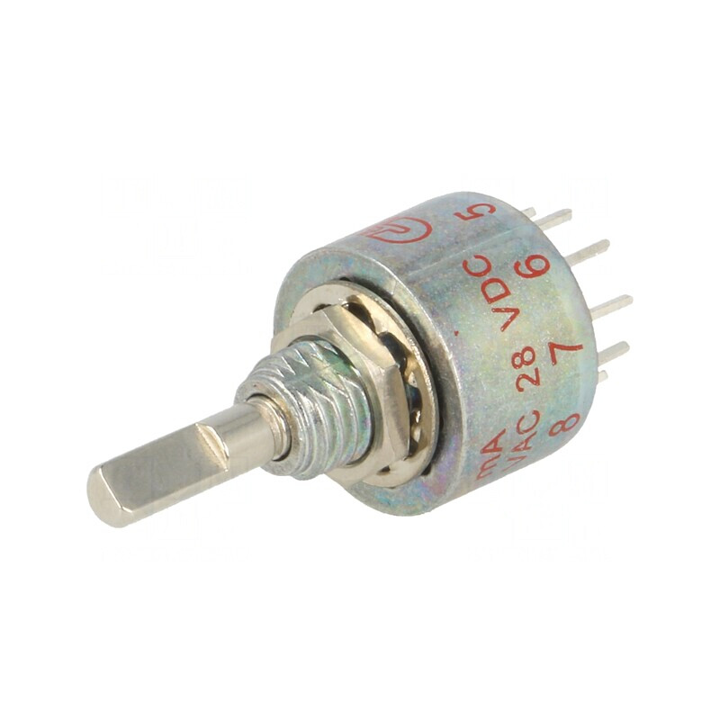 Comutator Rotativ 10 Poz 0.25A 125VAC 28VDC | Electronic-mag.ro | Componente Electronice Comutator Rotativ 10 Poz 0.25A 125VAC 28VDC | Electronic-mag.ro | Componente Electronice