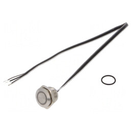 Comutator Anti-Vandalism Alb IP65 50mA 24VDC | Electronic-mag.ro | Componente Electronice