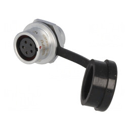 Soclu Mamă SF12 5 PIN IP67 5A Lipire 180V | Electronic-mag.ro | Componente Electronice
