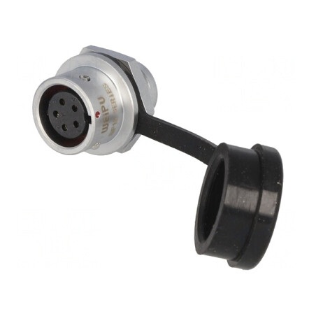 Soclu Mamă SF12 5 PIN IP67 5A Lipire 180V | Electronic-mag.ro | Componente Electronice