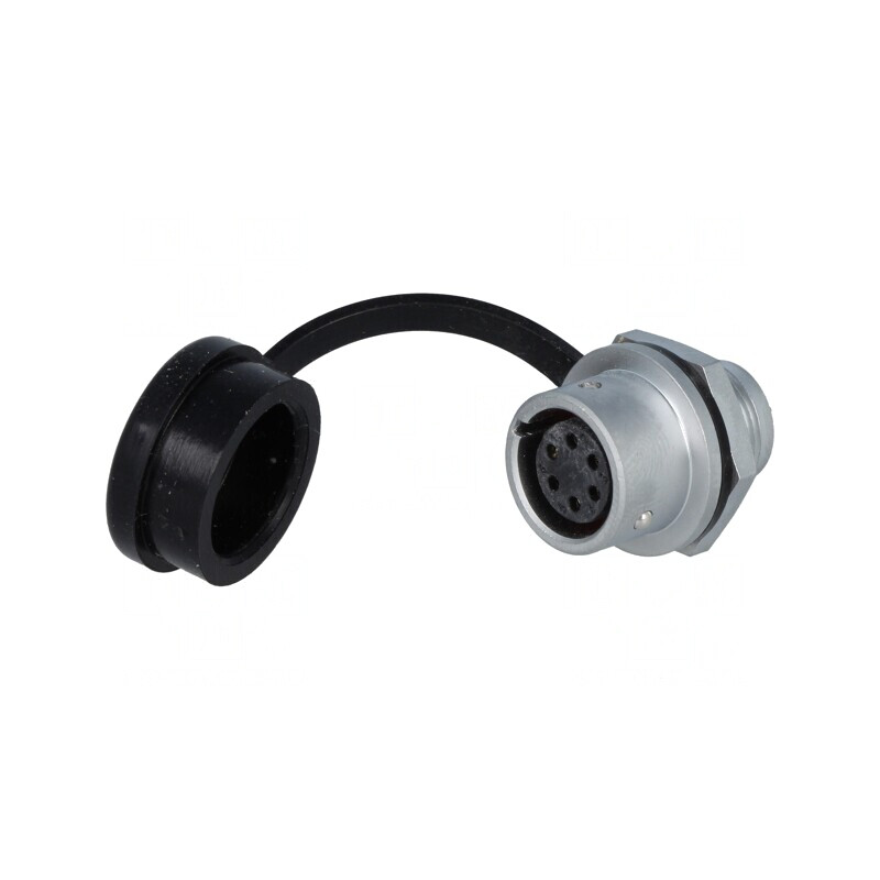 Soclu SF12 mamă 6 pini IP67 5A 125V 0,75mm2 | Electronic-mag.ro | Componente Electronice