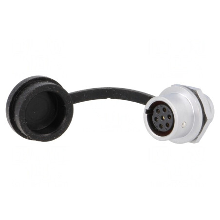 Soclu SF12 Mamă 7PIN IP67 5A 125V | Electronic-mag.ro | Componente Electronice