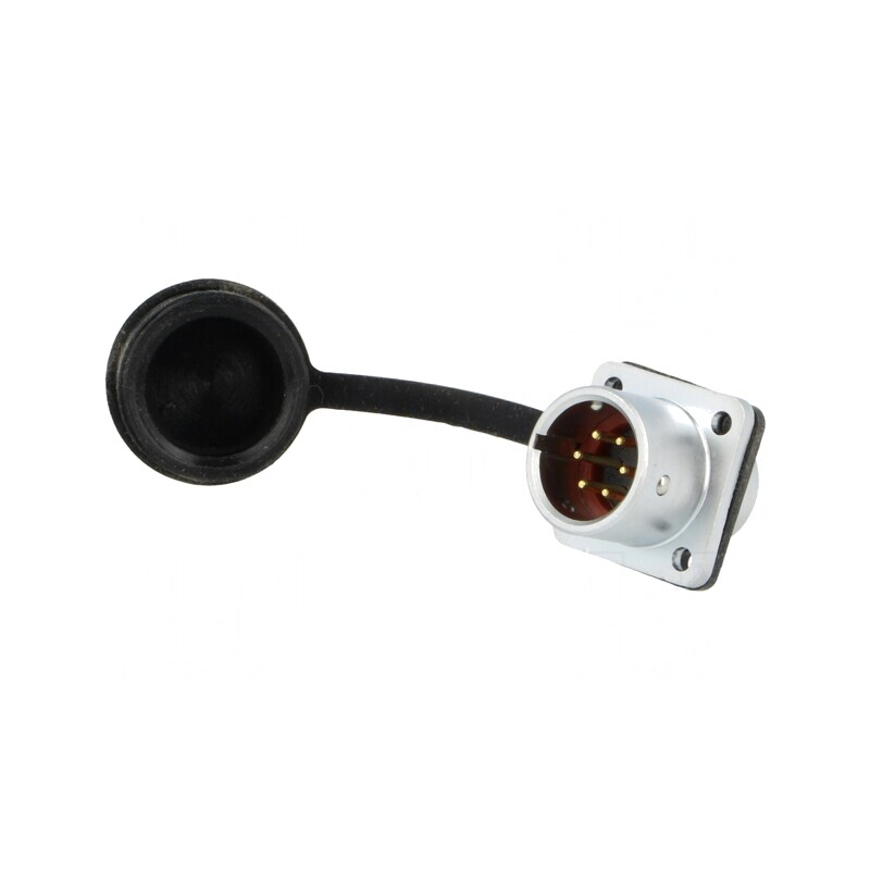 Soclu IP67 6 PIN 5A 125V pentru Lipire | Electronic-mag.ro | Componente Electronice