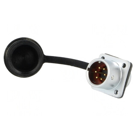 Soclu IP67 6 PIN 5A 125V pentru Lipire | Electronic-mag.ro | Componente Electronice