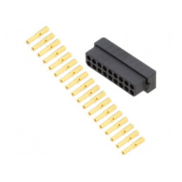 Mufă cablu-cablu/PCB mamă Datamate L-Tek 2mm 18 pini crimpată | Electronic-mag.ro | Componente Electronice