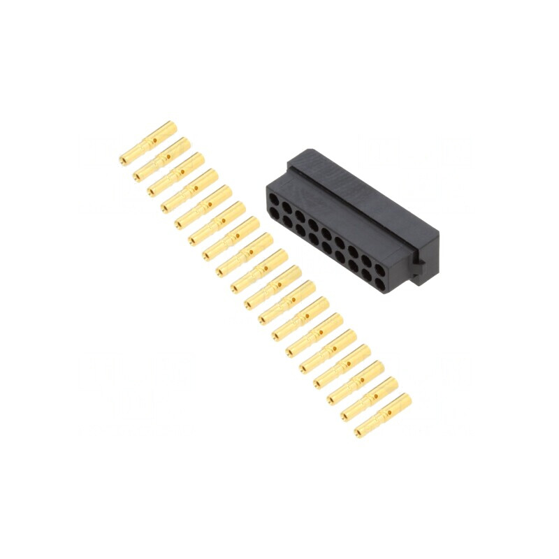 Mufă cablu-cablu/PCB mamă Datamate L-Tek 2mm 18 pini crimpată | Electronic-mag.ro | Componente Electronice