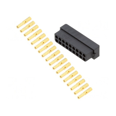 Mufă cablu-cablu/PCB mamă Datamate L-Tek 2mm 18 pini crimpată | Electronic-mag.ro | Componente Electronice