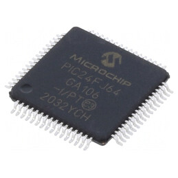 Microcontroler PIC 64kB 32MHz SMD TQFP64 16kB SRAM