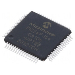 Microcontroler PIC 64kB 32MHz SMD TQFP64 16kB SRAM | Electronic-mag.ro | Componente Electronice