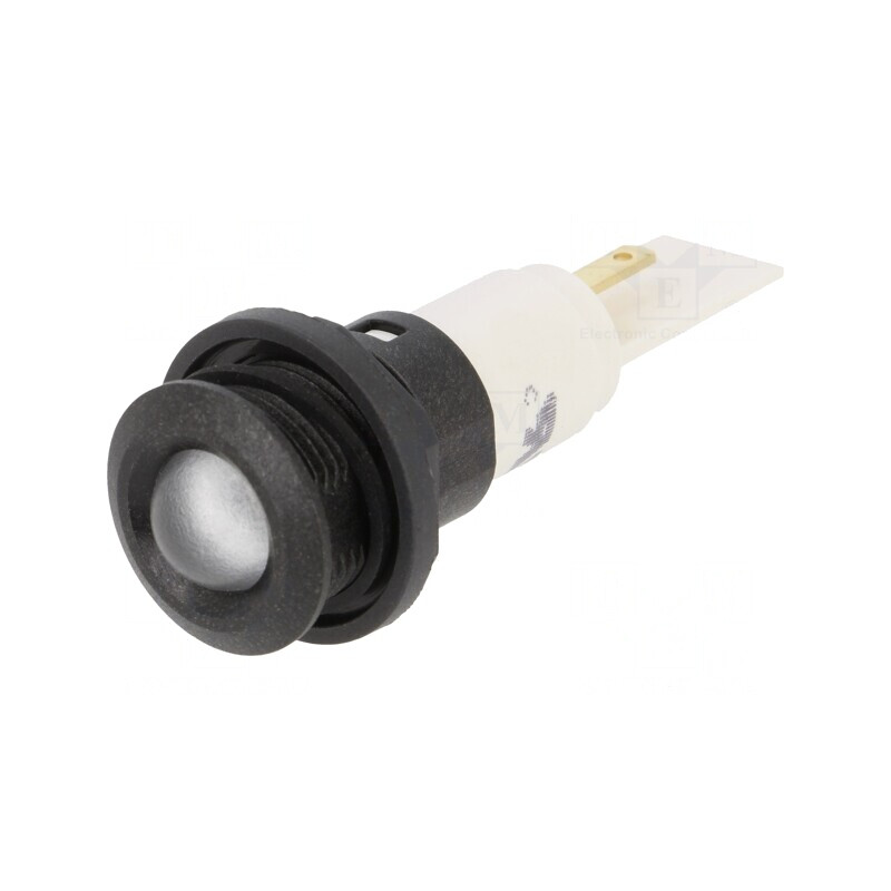 Lampa de control LED albă 24V 16mm | Electronic-mag.ro | Componente Electronice