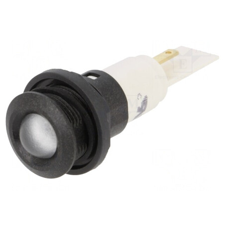 Lampa de control LED albă 24V 16mm | Electronic-mag.ro | Componente Electronice