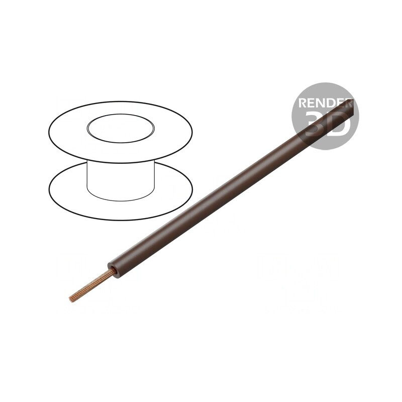 Cablu litat Cu 0,25mm2 PVC maro 25m | Electronic-mag.ro | Componente Electronice Cablu litat Cu 0,25mm2 PVC maro 25m | Electronic-mag.ro | Componente Electronice