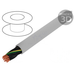 Cablu neecranat JZ-500 16G1,5mm2 300V 500V Cu Gri | Electronic-mag.ro | Componente Electronice