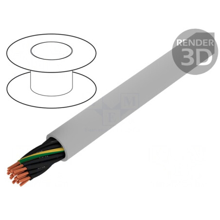 Cablu neecranat JZ-500 16G1,5mm2 300V 500V Cu Gri | Electronic-mag.ro | Componente Electronice