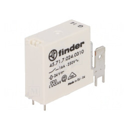 Releu Electromagnetic SPST-NO 24VDC 16A PCB | Electronic-mag.ro | Componente Electronice