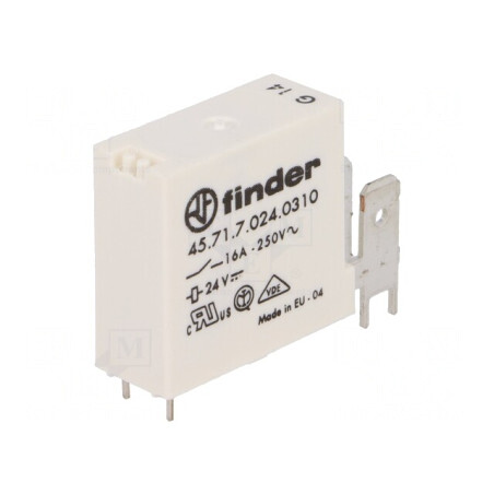 Releu Electromagnetic SPST-NO 24VDC 16A PCB | Electronic-mag.ro | Componente Electronice