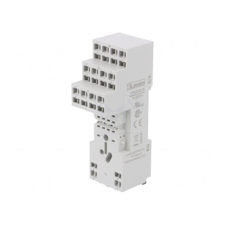 Stativ pentru șină DIN HR60 8 10A 250VAC | Electronic-mag.ro | Componente Electronice