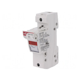 Clemă Siguranțe Cilindrice 14x51mm Șină DIN 50A Gri | Electronic-mag.ro | Componente Electronice