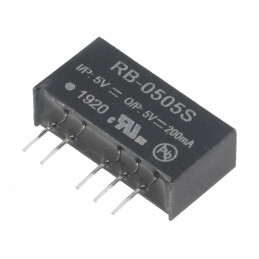 Convertor DC/DC 1W 5V 200mA SIP7 | Electronic-mag.ro | Componente Electronice