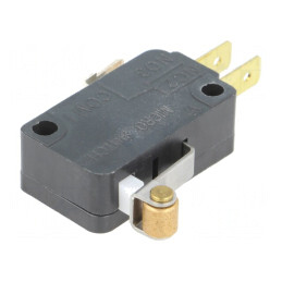 Microîntrerupător SNAP ACTION 15A 250VAC cu rolă SPDT | Electronic-mag.ro | Componente Electronice