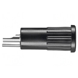 Conector Banană 4mm Negru 16A | Electronic-mag.ro | Componente Electronice