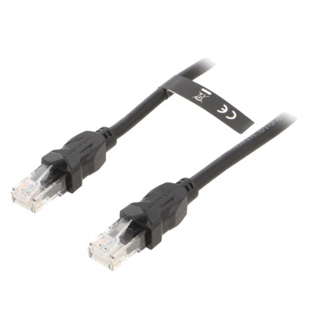 Patch Cord UTP Cat6 Negru 10m | Electronic-mag.ro | Componente Electronice
