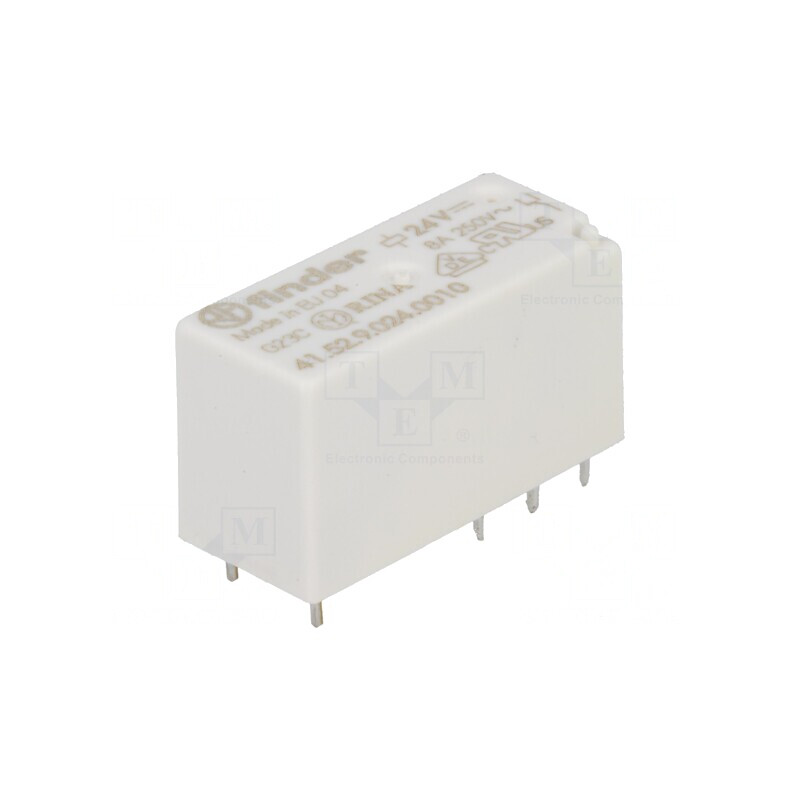 Releu electromagnetic DPDT 24VDC 15A 8A/250VAC PCB | Electronic-mag.ro | Componente Electronice