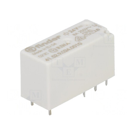 Releu electromagnetic DPDT 24VDC 15A 8A/250VAC PCB | Electronic-mag.ro | Componente Electronice
