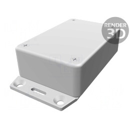 Carcasă Universală ABS Neagră IP54 56x86x27mm | Electronic-mag.ro | Componente Electronice