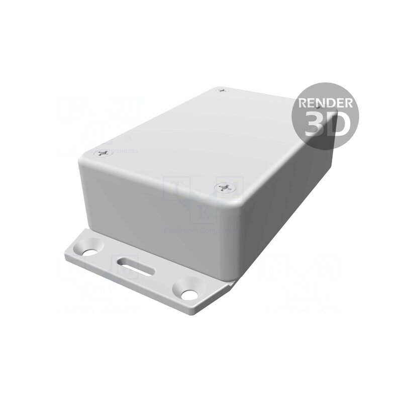 Carcasă Universală ABS Neagră IP54 56x86x27mm | Electronic-mag.ro | Componente Electronice