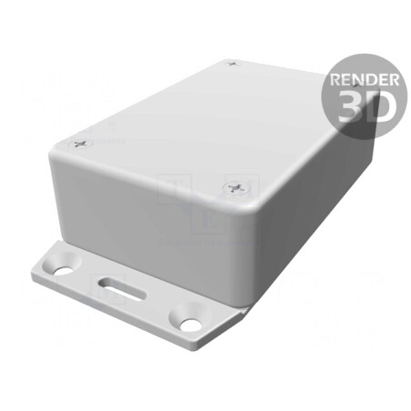 Carcasă Universală ABS Neagră IP54 56x86x27mm | Electronic-mag.ro | Componente Electronice