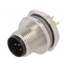 Soclu M12 5-PIN THT IP67 60V CANopen DeviceNet | Electronic-mag.ro | Componente Electronice