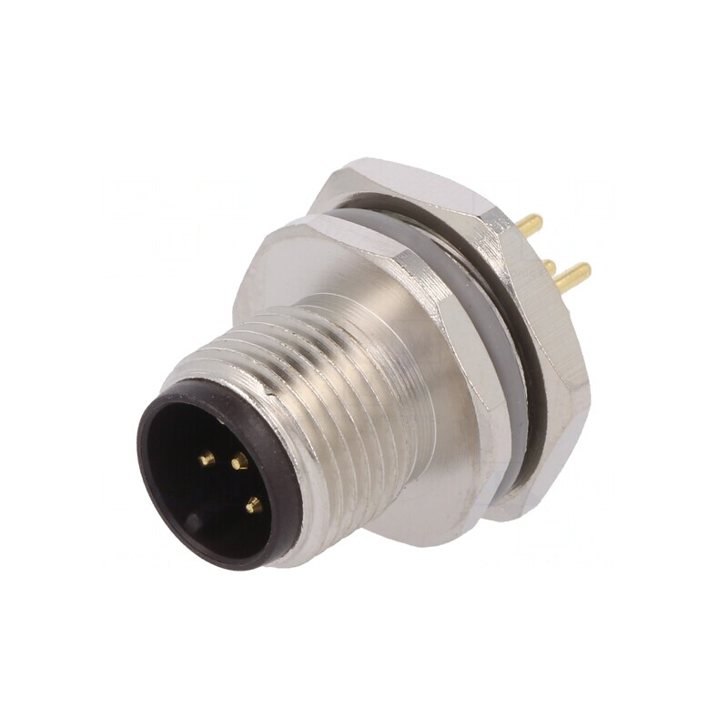 Soclu M12 5-PIN THT IP67 60V CANopen DeviceNet | Electronic-mag.ro | Componente Electronice