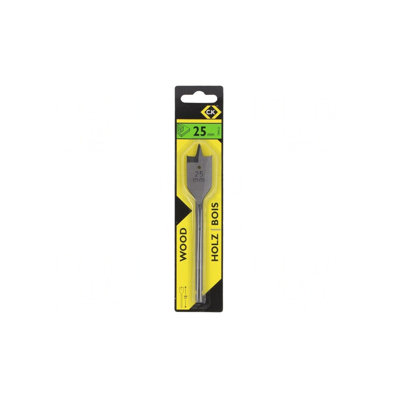Burghiu Lemn 25mm 160mm HSS Flat | Electronic-mag.ro | Componente Electronice