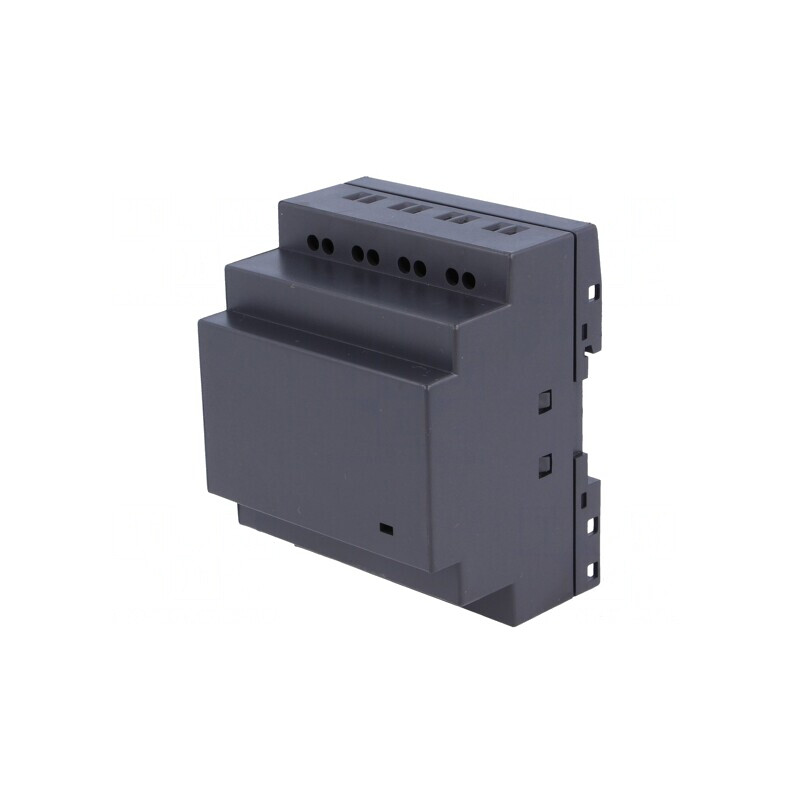 Carcasă neagră pentru șină DIN 76x92x60mm | Electronic-mag.ro | Componente Electronice
