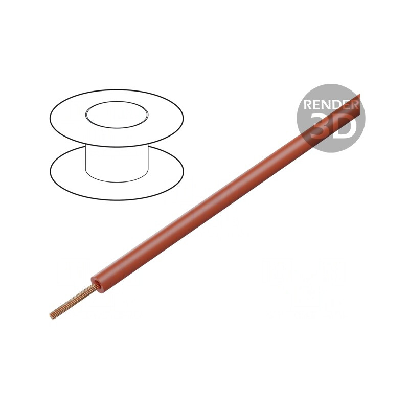 Cablu litat PVC roşu 0,25mm2 25m 100V | Electronic-mag.ro | Componente Electronice Cablu litat PVC roşu 0,25mm2 25m 100V | Electronic-mag.ro | Componente Electronice