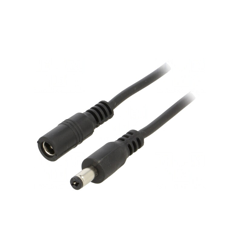 Cablu Alimentare DC 5,5/2,1 mm 2x0,5mm Negru | Electronic-mag.ro | Componente Electronice Cablu Alimentare DC 5,5/2,1 mm 2x0,5mm Negru | Electronic-mag.ro | Componente Electronice