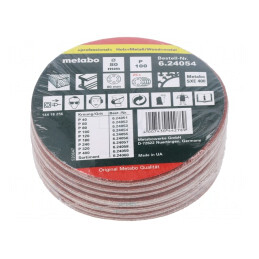 Şmirghel Autoadeziv 80mm Granularitate 100 - 25 buc. | Electronic-mag.ro | Componente Electronice
