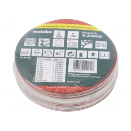 Şmirghel Autoadeziv 80mm Granularitate 180 25buc | Electronic-mag.ro | Componente Electronice