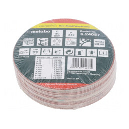 Şmirghel Autoadeziv 80mm Granularitate 240 - Set 25 Bucăţi | Electronic-mag.ro | Componente Electronice