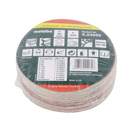 Set 25 Discuri Şmirghel 80mm Granularitate 400 Autoadezive | Electronic-mag.ro | Componente Electronice